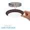 Luxrite 6 Inch LED Disk Light 5CCT 2700K-5000K 12.5W 1000LM Dimmable Damp Rated Energy Star Bronze LR23872-1PK - alternate 2